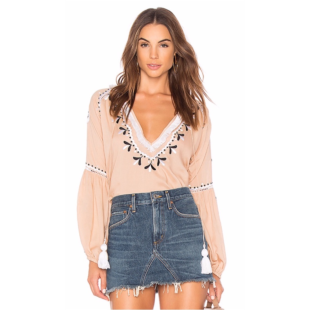 NWT- KARINA GRIMALDI TOM TOP 💗🧡🌹